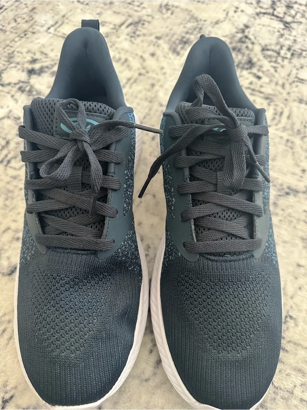 Athletic Works Men's Sneakers in Dark Teal and White